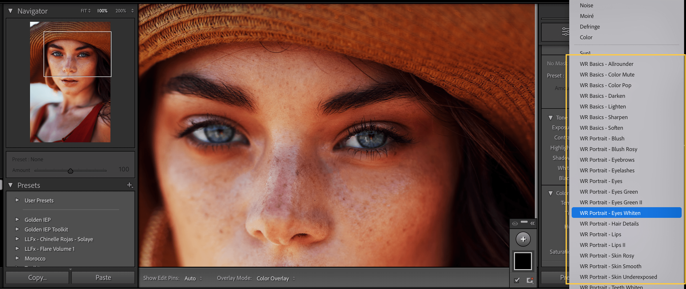 How to brighten Eyes in Lightroom