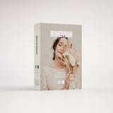 Bohemian Wedding Presets Software box showing a portrait of a bride holding flowers
