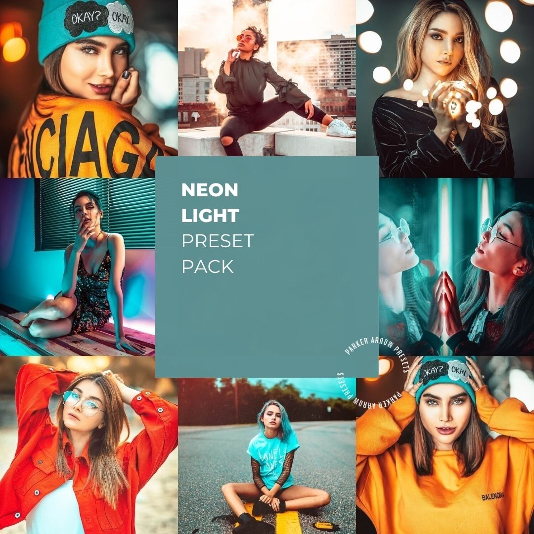 Neon Light Lightroom Presets for Portraits